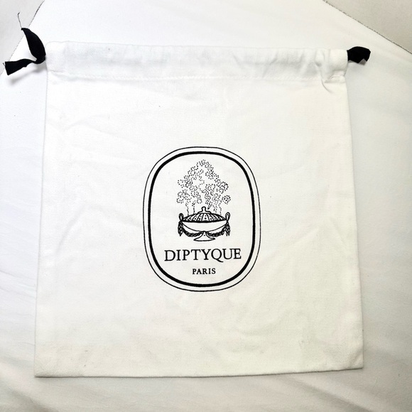 Diptyque Paris Drawstring Dust Bag Cotton Storage Pouch Authentic - Picture 3 of 5